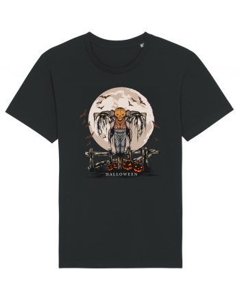 Pumpkin Head Scarecrow Black