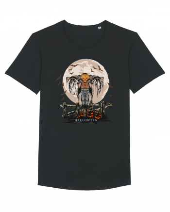 Pumpkin Head Scarecrow Black