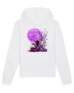 Purple Halloween Moon Hanorac Unisex Drummer