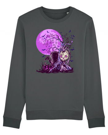 Purple Halloween Moon Anthracite