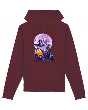 Sexy Purple Pumpkin Witch Burgundy