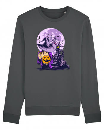 Sexy Purple Pumpkin Witch Anthracite