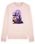 Sexy Purple Pumpkin Witch Bluză mânecă lungă Unisex Rise