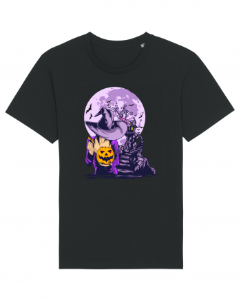 Sexy Purple Pumpkin Witch Black