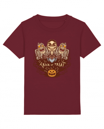 Trick or Treat Zombies Burgundy