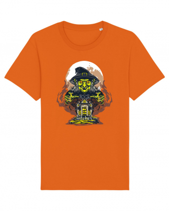 Witches Spooky House Bright Orange