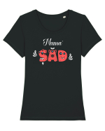 Numa` ȘĂD Tricou mânecă scurtă guler larg fitted Damă Expresser