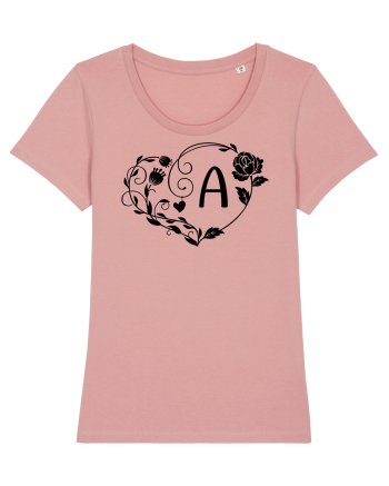 Litera A - negru Canyon Pink
