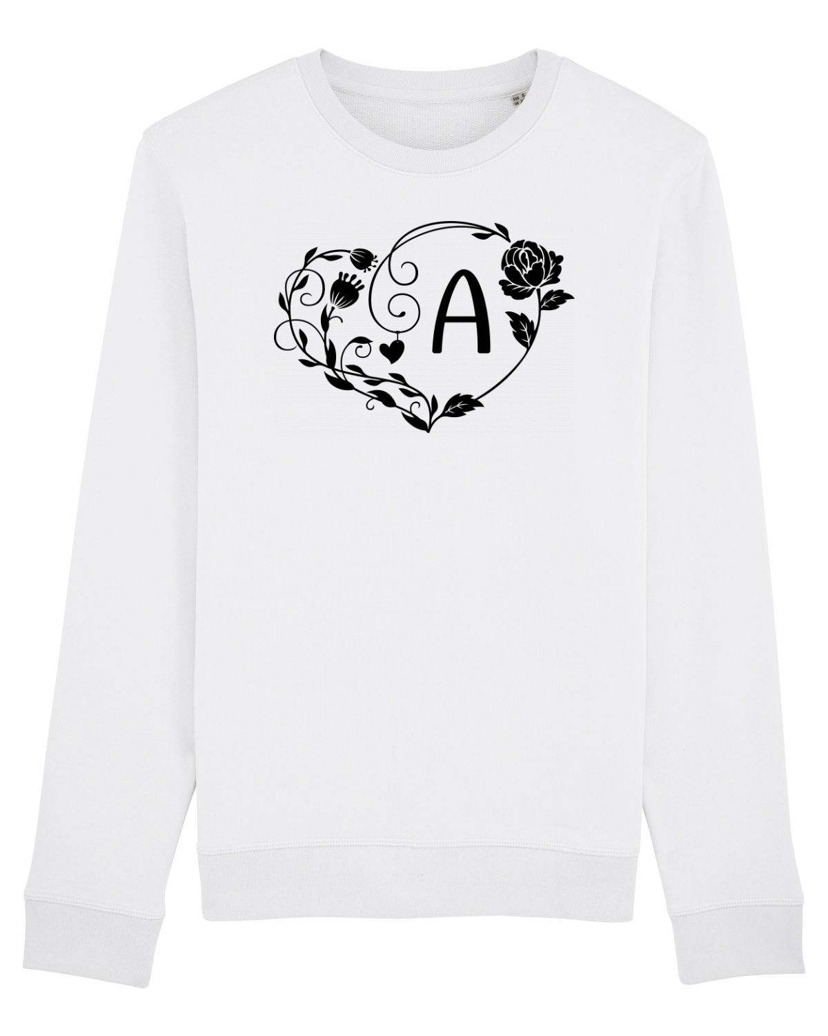 Bluză mânecă lungă Unisex Rise White