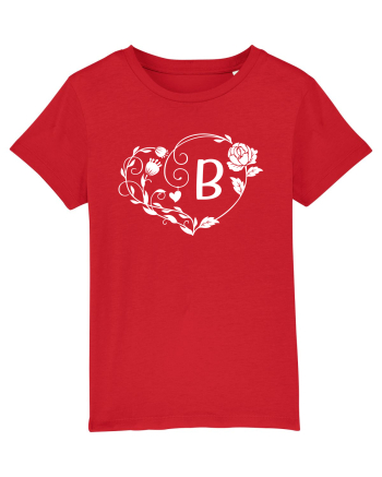 Litera B - alb Red