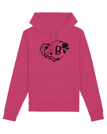 Litera B - negru Raspberry