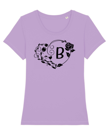 Litera B - negru Lavender Dawn