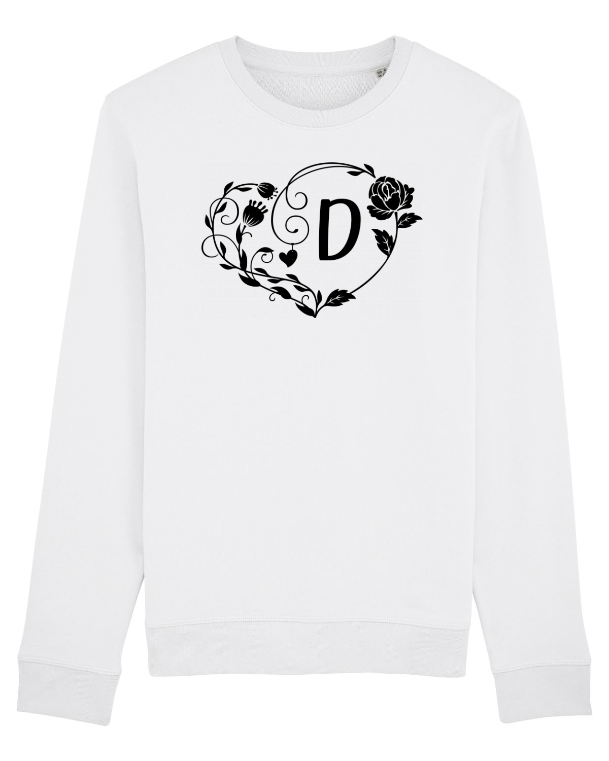 Bluză mânecă lungă Unisex Rise White