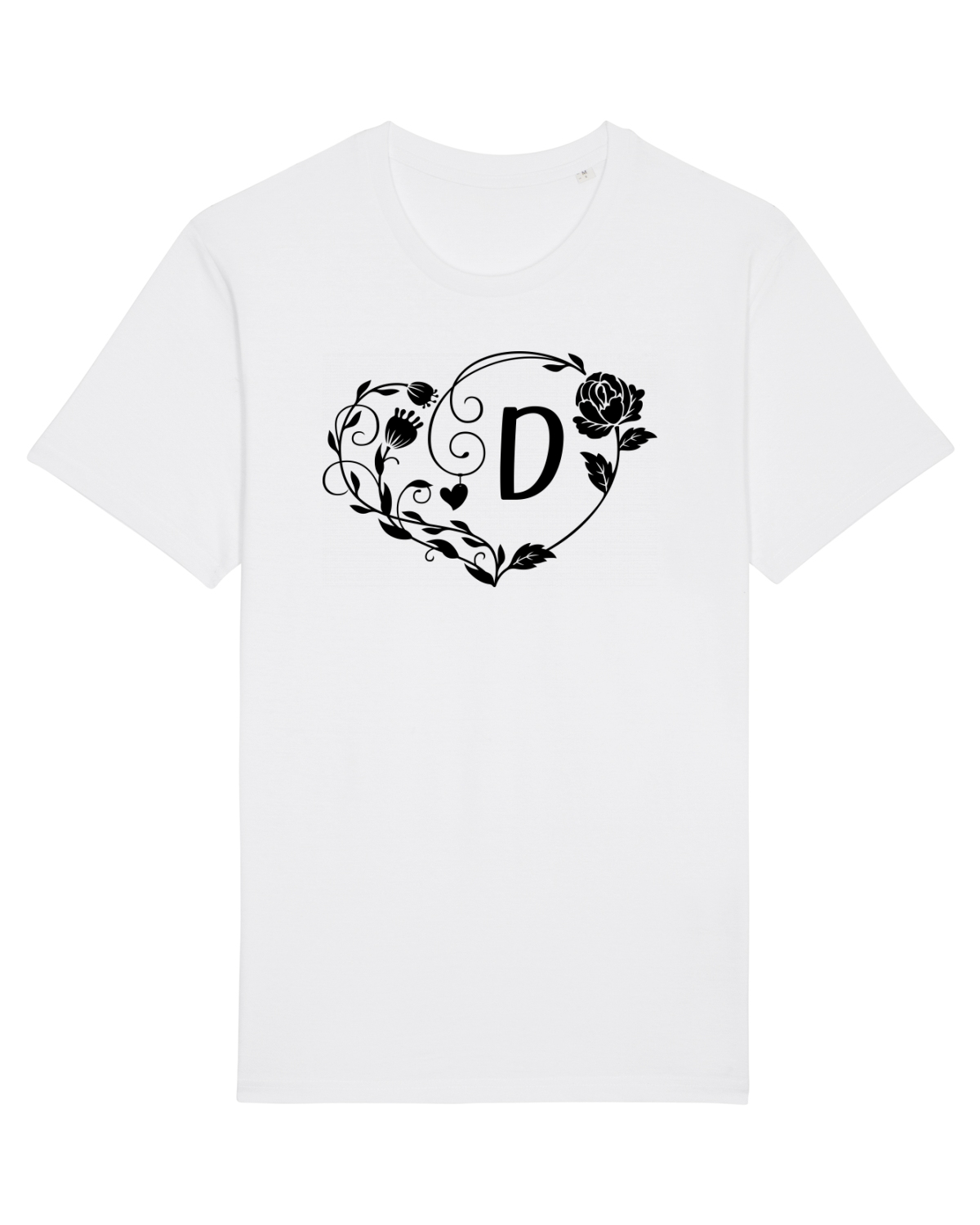 Tricou mânecă scurtă Unisex Rocker White