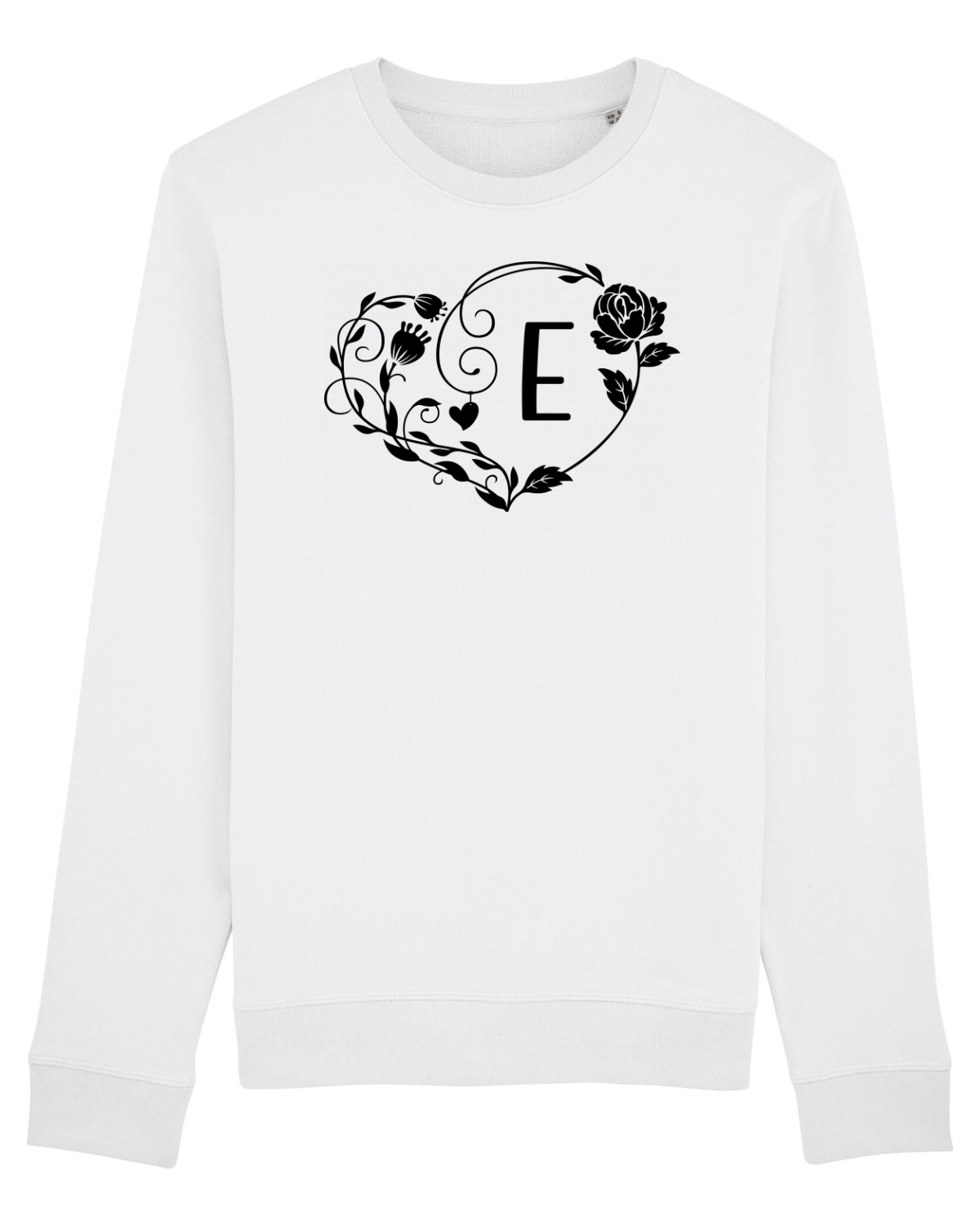Bluză mânecă lungă Unisex Rise White