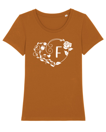 Litera F - alb Roasted Orange