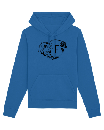 Litera F - negru Royal Blue