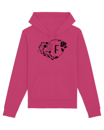 Litera F - negru Raspberry