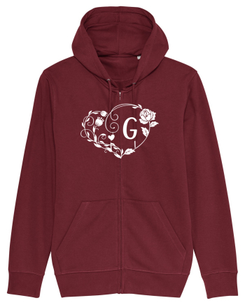 Litera G - alb Burgundy