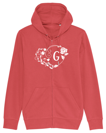 Litera G - alb Carmine Red