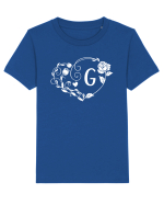 Litera G - alb Tricou mânecă scurtă  Copii Mini Creator