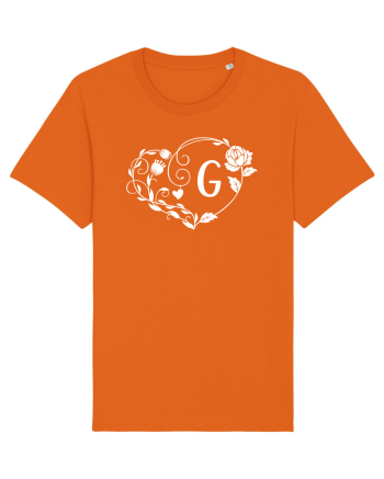 Litera G - alb Bright Orange