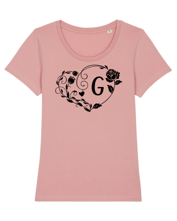 Litera G - negru Canyon Pink