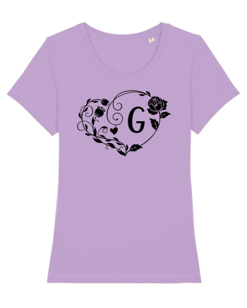 Litera G - negru Lavender Dawn