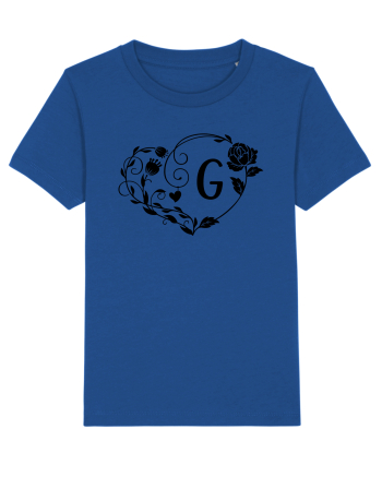 Litera G - negru Majorelle Blue
