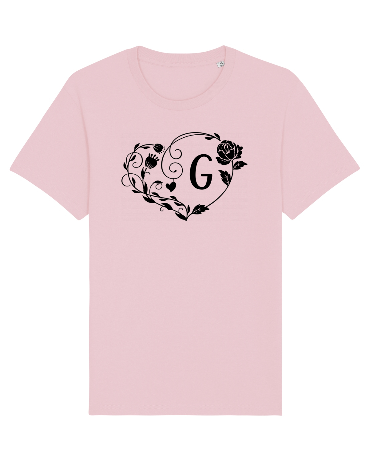 Tricou mânecă scurtă Unisex Rocker Cotton Pink