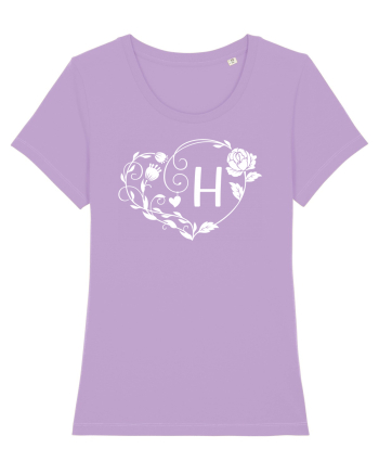 Litera H - alb Lavender Dawn