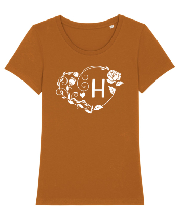 Litera H - alb Roasted Orange