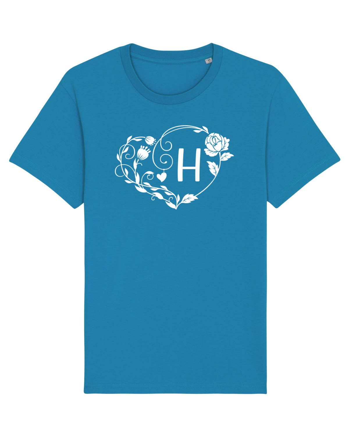Tricou mânecă scurtă Unisex Rocker Azur