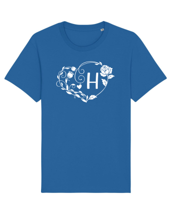 Litera H - alb Royal Blue