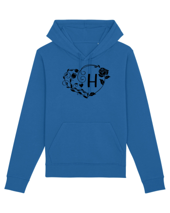 Litera H - negru Royal Blue