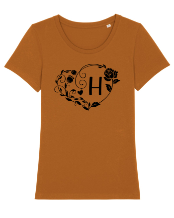Litera H - negru Roasted Orange