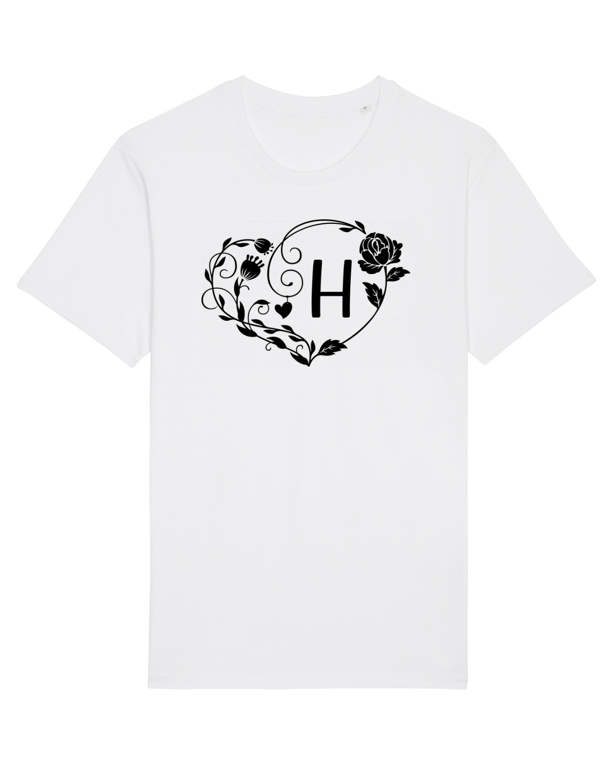 Tricou mânecă scurtă Unisex Rocker White