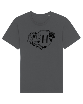 Litera H - negru Anthracite