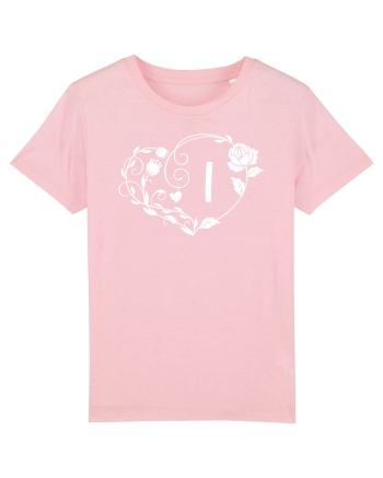 Litera I - alb Cotton Pink