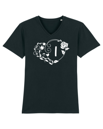 Litera I - alb Black