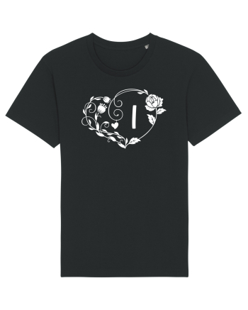 Litera I - alb Black
