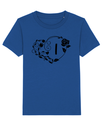 Litera I - negru Majorelle Blue