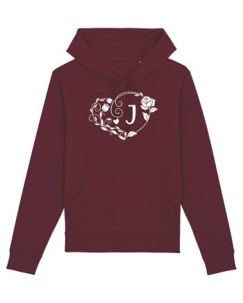 Litera J - alb Burgundy