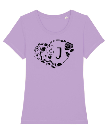 Litera J - negru Lavender Dawn