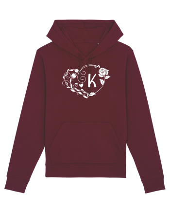 Litera K - alb Burgundy