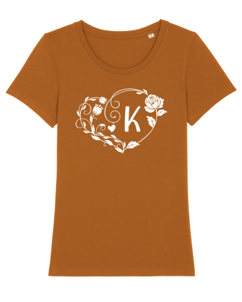 Litera K - alb Roasted Orange