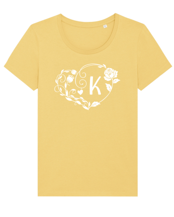 Litera K - alb Jojoba