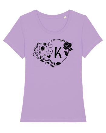 Litera K - negru Lavender Dawn