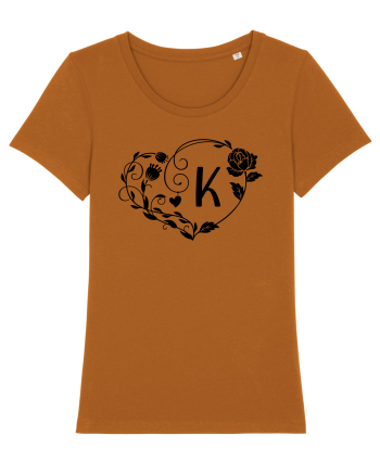 Litera K - negru Roasted Orange