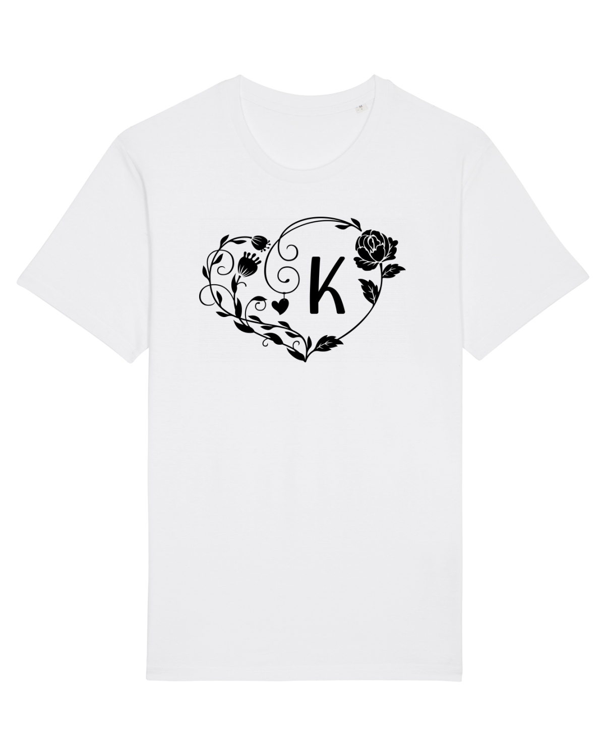 Tricou mânecă scurtă Unisex Rocker White